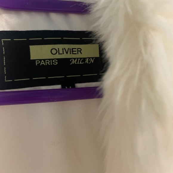 Warm white faux fur jacket - Picture 3 of 3